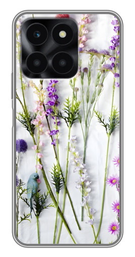 Силиконовый чехол с изображением "Фон полевых цветов" для Huawei Honor X6a