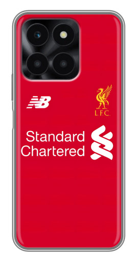 Чехол с картинкой "Форма Liverpool" для Huawei Honor X6a