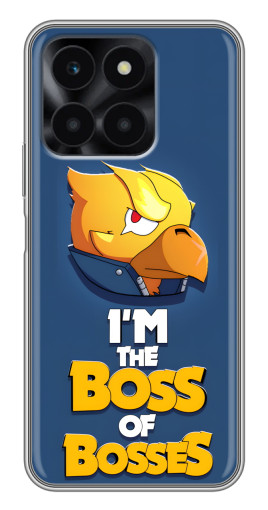 Силиконовый чехол с изображением "Gold Boss" для Huawei Honor X6a