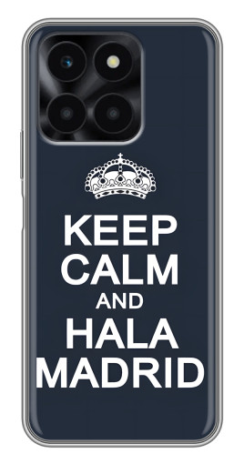 Чехол с печатью "Hala Madrid" для Huawei Honor X6a