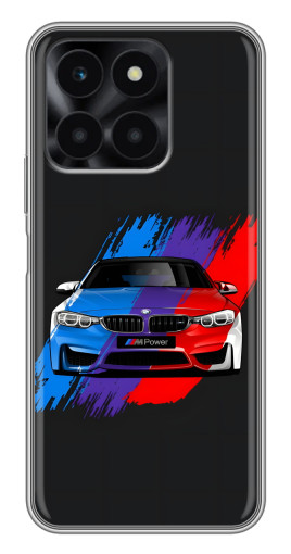 Чехол с принтом "Красочный BMW" для Huawei Honor X6a