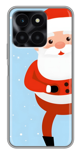 Чехол с картинкой "Крутой Дед Мороз" для Huawei Honor X6a