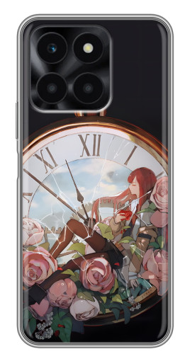 Чехол с печатью "Курису  в часах" для Huawei Honor X6a