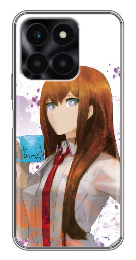 Силиконовый чехол с изображением "Курису с чашкой" для Huawei Honor X6a