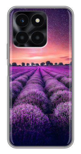 Чехол с печатью "Лавандовое поле" для Huawei Honor X6a