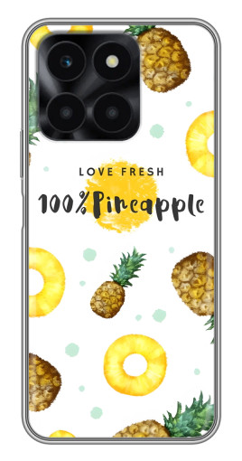 Силиконовый чехол с изображением "Любовь к ананасам" для Huawei Honor X6a
