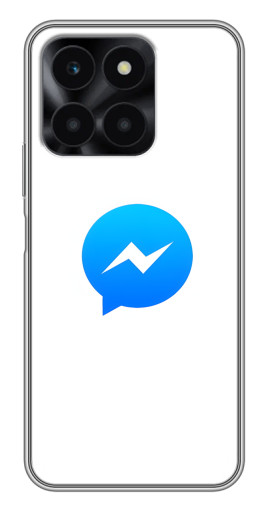 Чехол с печатью "messenger logo" для Huawei Honor X6a