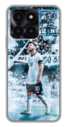 Силиконовый чехол с изображением "Месси в Аргентине" для Huawei Honor X6a