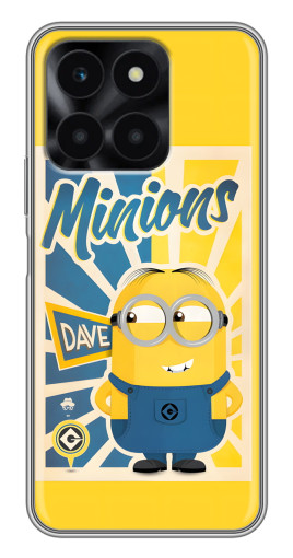 Силиконовый чехол с изображением "Minions" для Huawei Honor X6a