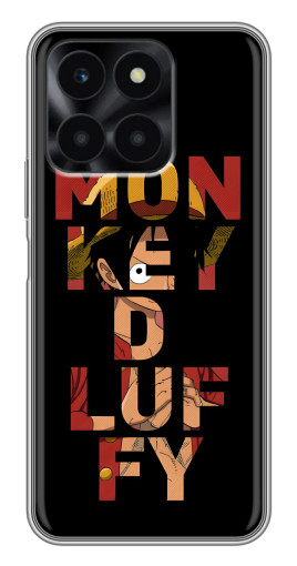 Чехол с печатью "Monky d Luffy" для Huawei Honor X6a