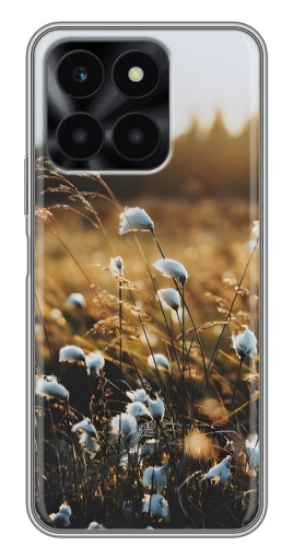 Чехол с печатью "Нежные полевые цветы" для Huawei Honor X6a
