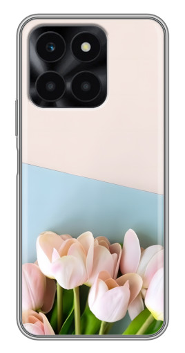 Чехол с принтом "Нежные тюльпаны" для Huawei Honor X6a