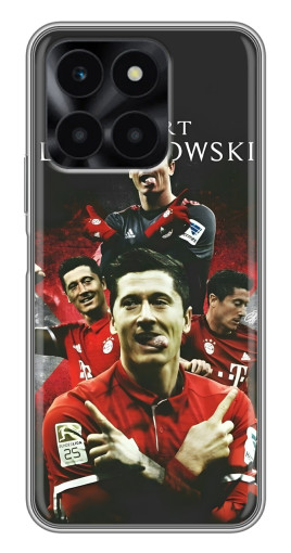 Чехол с печатью "Польский футболист" для Huawei Honor X6a