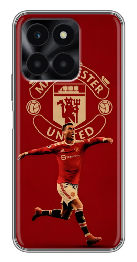 Чехол с печатью "Ronaldo в МЮ" для Huawei Honor X6a