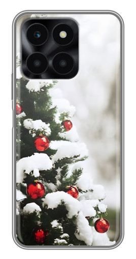Чехол с печатью "Рождественская елка" для Huawei Honor X6a