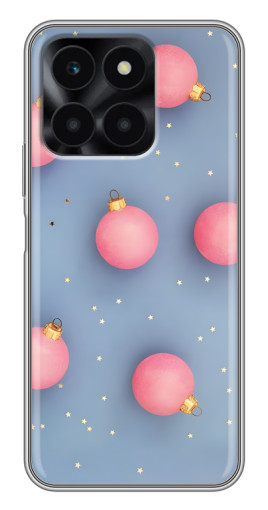 Чехол с принтом "Розовые шары" для Huawei Honor X6a