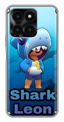 Чехол с принтом "Shark Leon" для Huawei Honor X6a