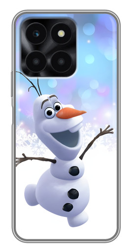 Чехол с принтом "Снеговик Олаф" для Huawei Honor X6a