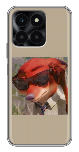 Чехол с печатью "Стильный Ник" для Huawei Honor X6a