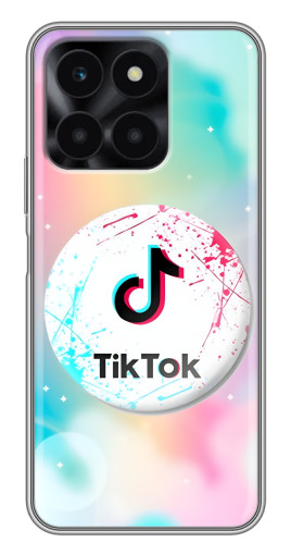 Чехол с печатью "TikTok принт" для Huawei Honor X6a