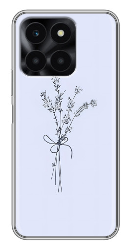 Силиконовый чехол с изображением "Веточки лаванды" для Huawei Honor X6a