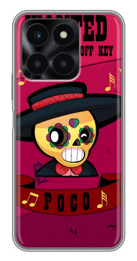 Чехол с принтом "WANTED POCO" для Huawei Honor X6a
