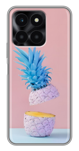 Силиконовый чехол с изображением "Яркий ананас" для Huawei Honor X6a