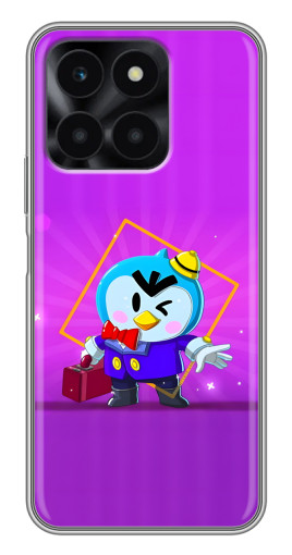 Чехол с печатью "Яркий пингвин" для Huawei Honor X6a