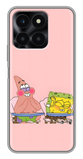 Чехол с картинкой "За партой" для Huawei Honor X6a