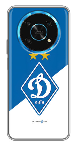 Чехол с печатью "Бело-синий Динамо" для Huawei Honor Magic 5 Lite 5G