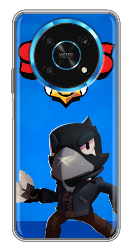 Чехол с печатью "Боевой Crow" для Huawei Honor Magic 5 Lite 5G