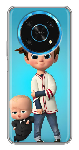Силиконовый чехол с изображением "Boss and Boy" для Huawei Honor Magic 5 Lite 5G