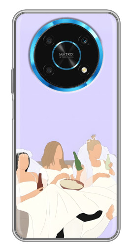 Чехол с печатью "Девушки Друзья" для Huawei Honor Magic 5 Lite 5G