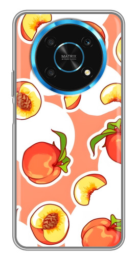 Чехол с принтом "Дольки персиков" для Huawei Honor Magic 5 Lite 5G