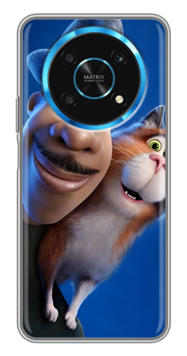 Чехол с печатью "Джо и кот" для Huawei Honor Magic 5 Lite 5G