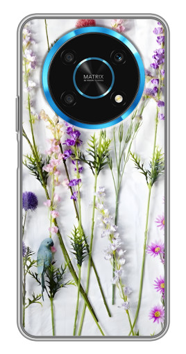 Чехол с печатью "Фон полевых цветов" для Huawei Honor Magic 5 Lite 5G