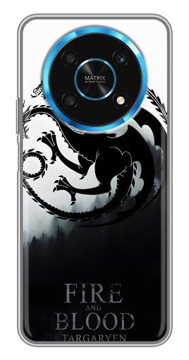 Силиконовый чехол с изображением "Герб Таргариенов" для Huawei Honor Magic 5 Lite 5G