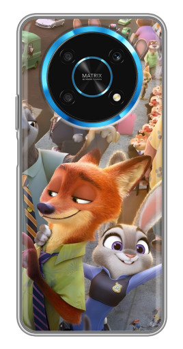 Чехол с печатью "Герои Зверополис" для Huawei Honor Magic 5 Lite 5G