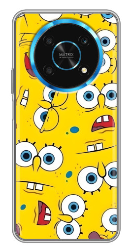 Чехол с принтом "Глаза Спанч-Боба" для Huawei Honor Magic 5 Lite 5G