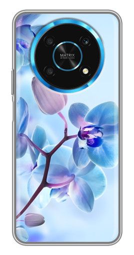 Силиконовый чехол с изображением "Голубые орхидеи" для Huawei Honor Magic 5 Lite 5G