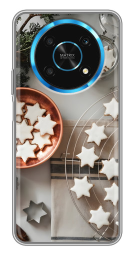 Силиконовый чехол с изображением "Имбирные звездочки" для Huawei Honor Magic 5 Lite 5G