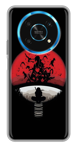 Чехол с печатью "Итачи на черном" для Huawei Honor Magic 5 Lite 5G