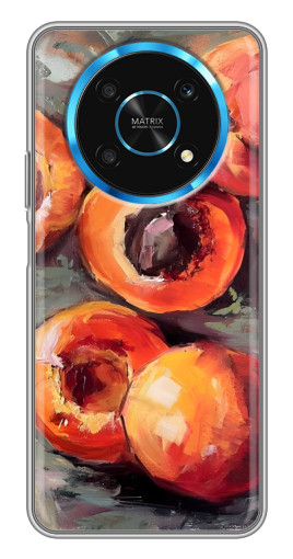 Чехол с картинкой "Картина персики" для Huawei Honor Magic 5 Lite 5G