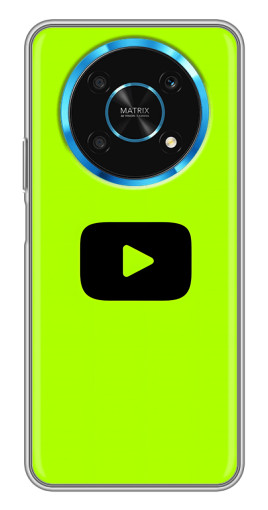 Чехол с принтом "Кнопка Ютуба" для Huawei Honor Magic 5 Lite 5G