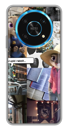 Чехол с печатью "Коллаж Джуди" для Huawei Honor Magic 5 Lite 5G