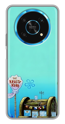 Силиконовый чехол с изображением "Krusty Krab" для Huawei Honor Magic 5 Lite 5G