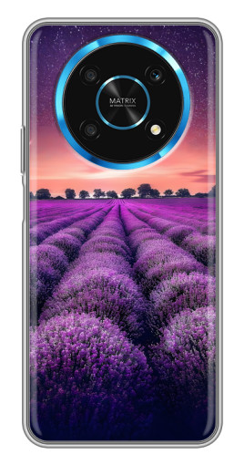 Чехол с принтом "Лавандовое поле" для Huawei Honor Magic 5 Lite 5G