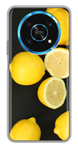 Силиконовый чехол с изображением "Лимонный стиль" для Huawei Honor Magic 5 Lite 5G
