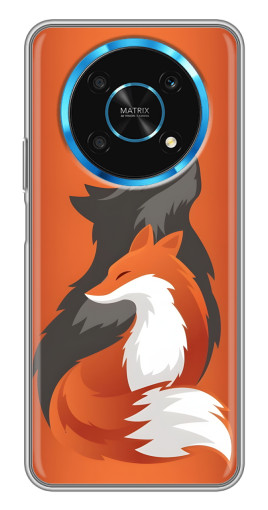 Чехол с печатью "Лиса ART" для Huawei Honor Magic 5 Lite 5G