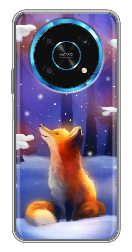 Чехол с картинкой "Лисичка в лесу" для Huawei Honor Magic 5 Lite 5G
